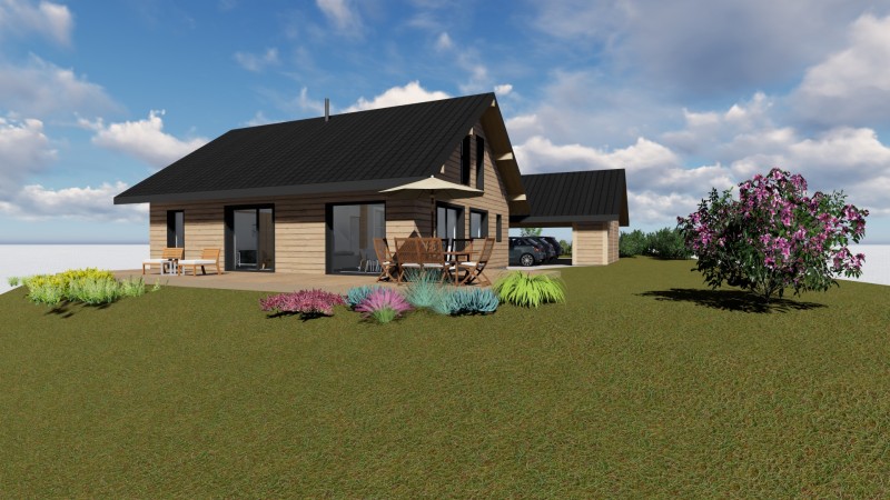 Projet à Bellecombe en Bauges (chantier 2018)